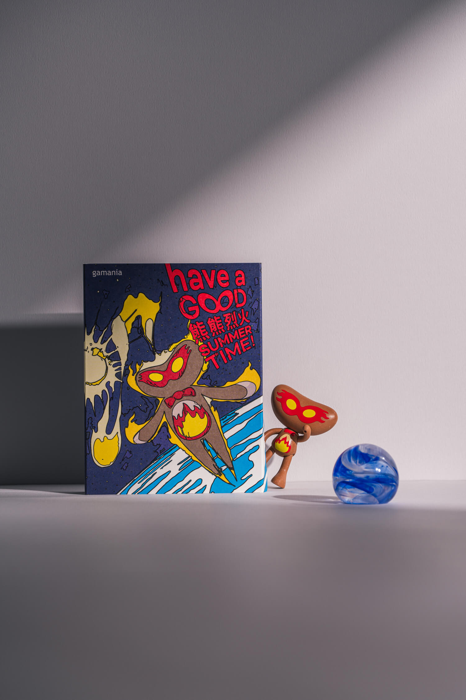 火熊俠代表著橘子內心那團不滅熱情，永遠閃耀溫暖的光輝。正如太陽永不落幕，我們的熱情也將熠熠生輝